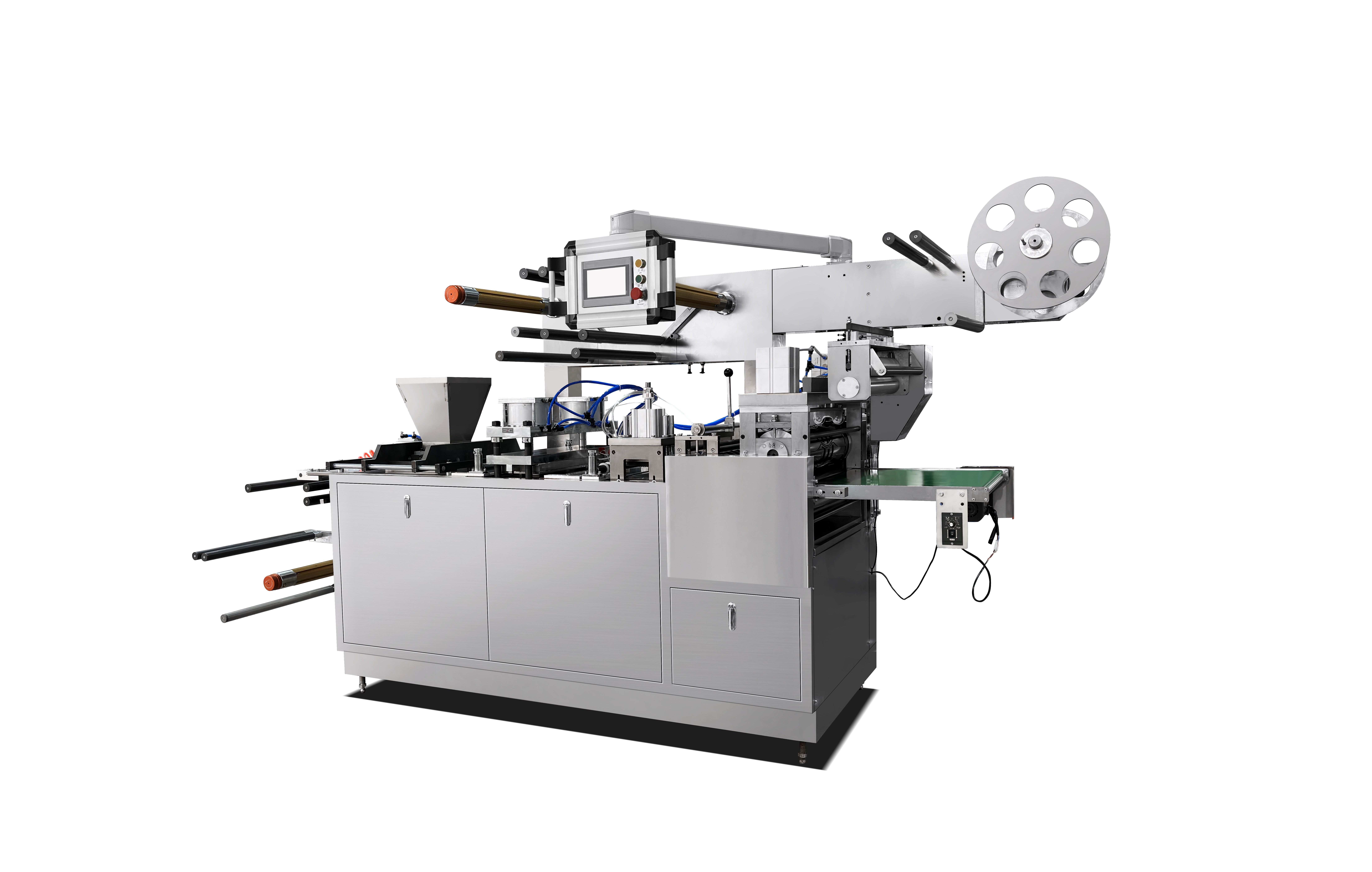 Auto-Fill Powder Neck Sticker Machine HY-600CSB Auto-Fill Powder Neck Sticker Machine HY-600CSB