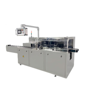 HY-100 Automatic tongue-insertion box-sealing packaging machine.