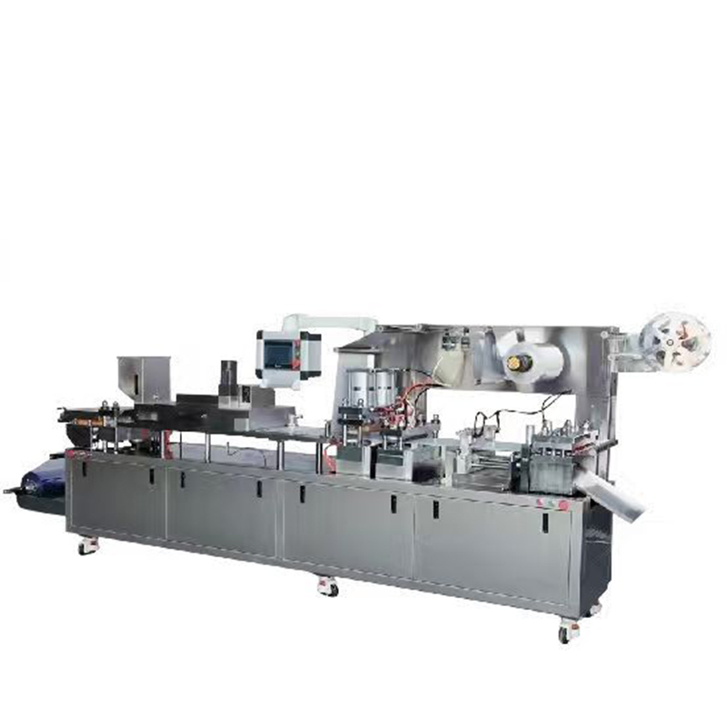 Hard blister packing machine in pharmaceutical facility